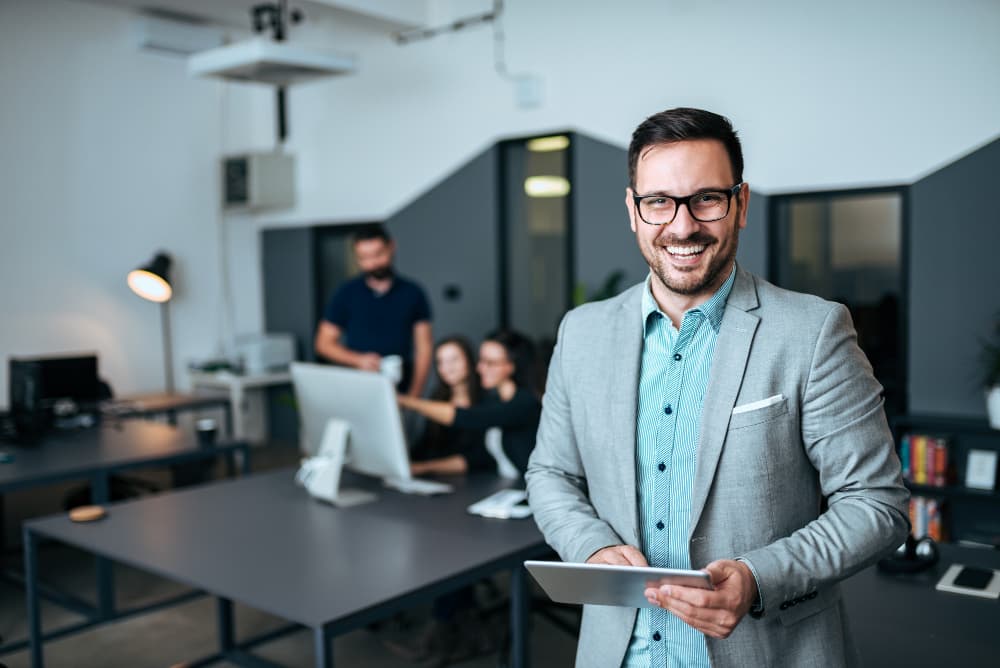 manager avec son équipe